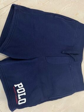 Polo by Ralph Lauren Navy Kids' Cotton Blend Shorts